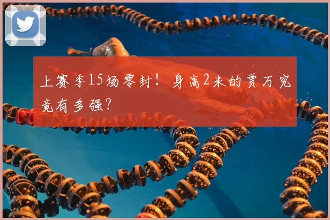 上赛季15场零封!身高2米的贾万究竟有多强?