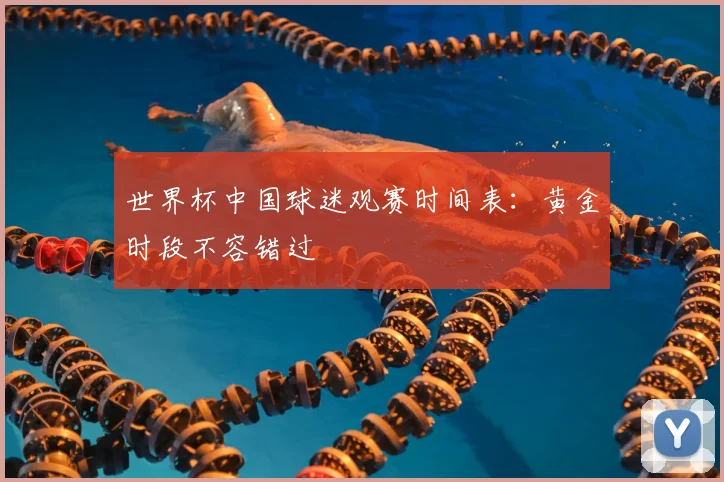世界杯中国球迷观赛时间表:黄金时段不容错过